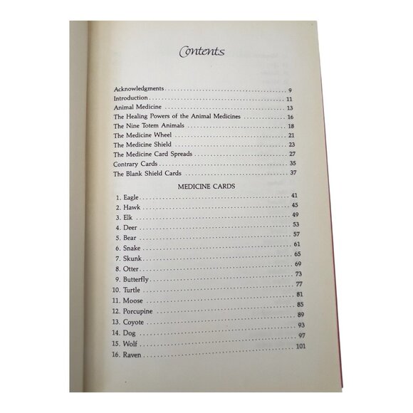 Medicine Cards Discovery of Power Throughout Ways of Animals Book Cards Vtg1988 - Picture 11 of 14